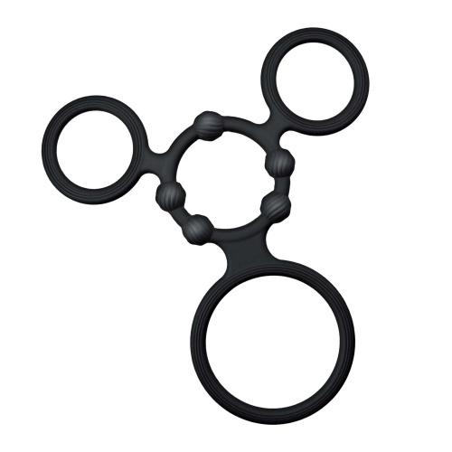 Enhancer Quad Cockring - Black  2