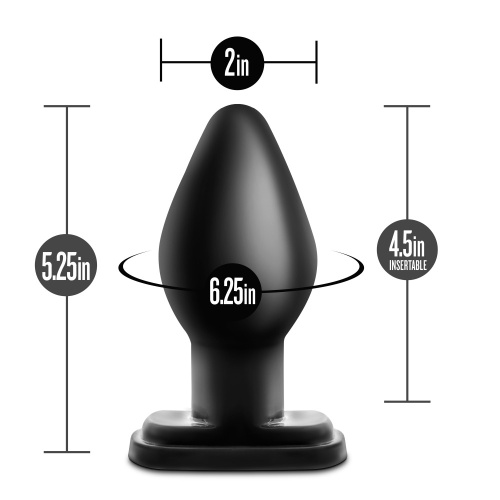 Anal Adventures - XL Plug - Black  3