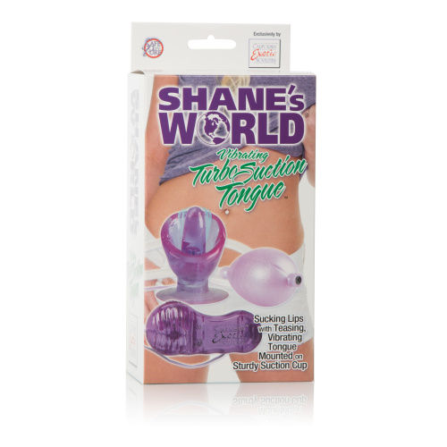 Shane's World Vibrating Turbo Suction Tongue - Purple  3
