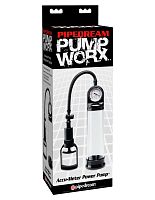 Pump Worx Accu-Meter Power Pump - Black