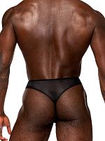 Sassy Lace - Open Ring Thong - Large/x-Large - Black