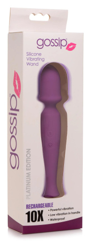 Silicone Wand Massager - Violet  3