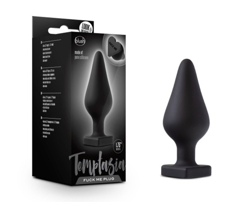 Temptasia - Fuck Me Butt Plug - Black  4