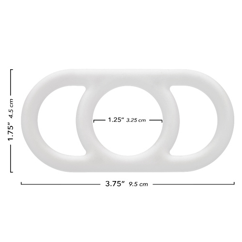 Alpha Liquid Silicone Commander Ring - Natural  5