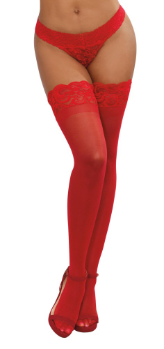 Thigh High - One Size - Red  2