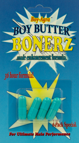 Boy-Agra Boy Butter Bonerz - Male Enhancement 4 Pack  2