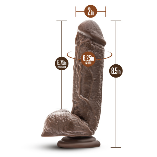 Dr. Skin - Mr. Magic - 9 Inch Dildo - Chocolate  2