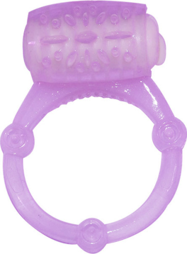 Humm Dinger Vibrating Penis Ring Clitoral Stiimulator - Purple  2