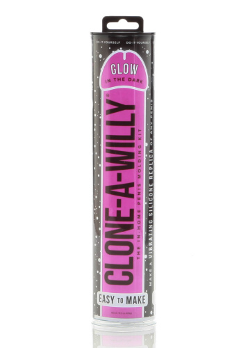 Clone-a-Willy Glow-in-the-Dark Kit - Pink  3