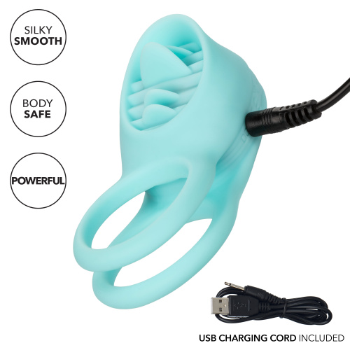 SILICONE RECHARGEABLE FRENCH KISS ENHANCER  3