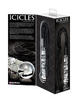 Icicles No. 38 - Clear / Black