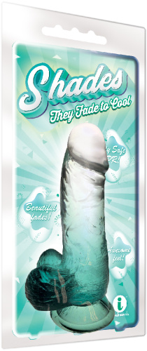 Shades - 6 Inch Gradient Dong - Emerald  2