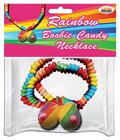RAINBOW BOOBIE CANDY NECKLACE