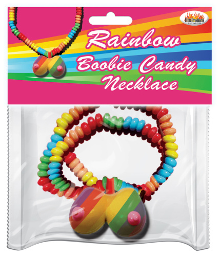 RAINBOW BOOBIE CANDY NECKLACE