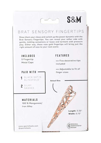 Brat Sensory Fingertips - Rose Gold  4
