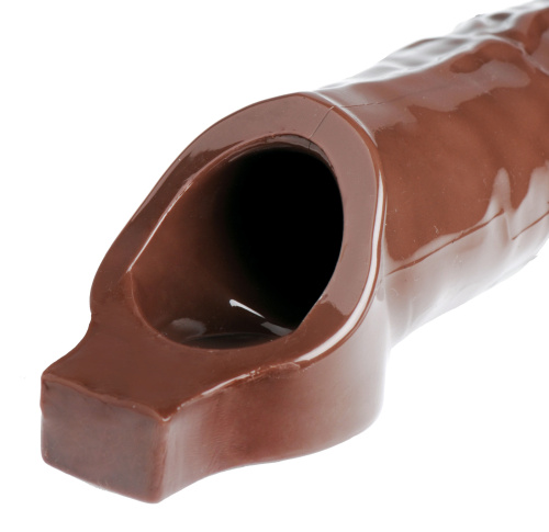 Really Ample Penis Enhancer Sheath - Brown  3
