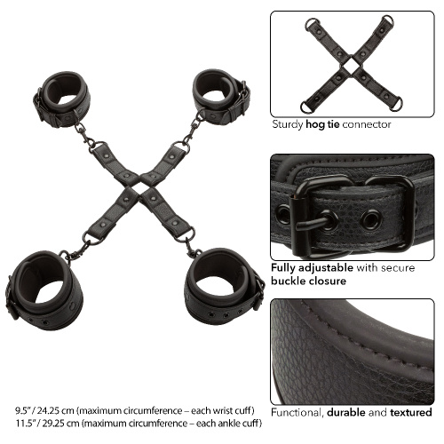 Nocturnal Collection Hog Tie - Black  5