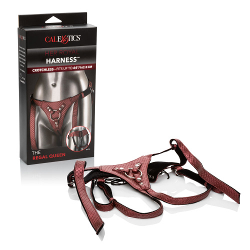 Her Royal Harness the Regal Queen - Red  2