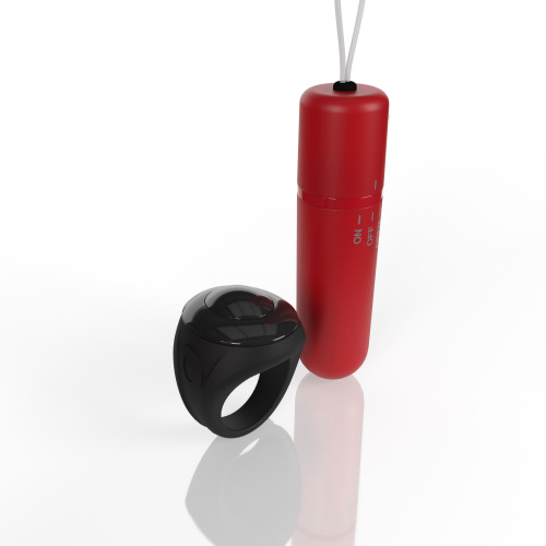 Screaming O 4t - Vibrating Panty Set With Remote  Control Ring - Red  2