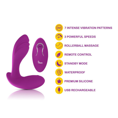 Epiphany - Berry - Rollerball Clitoral Massager  3