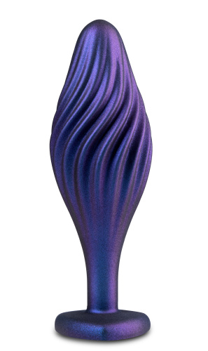 Anal Adventures Matrix - Swirling Bling Plug -  Sapphire  5