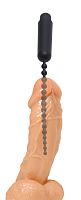 Dark Rod Vibrating Beaded Silicone Sound
