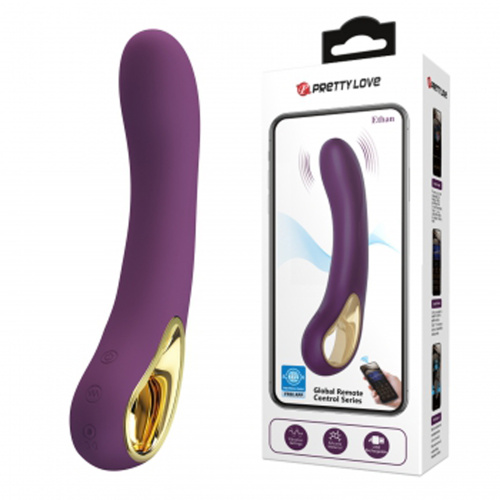 Ethan Global App Control Vibrator -  Purple  2