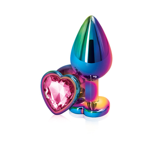 Rear Assets - Multicolor Heart - Medium - Pink  2