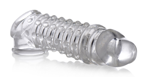 1.5 Inch Penis Enhancer Sleeve - Clear  4