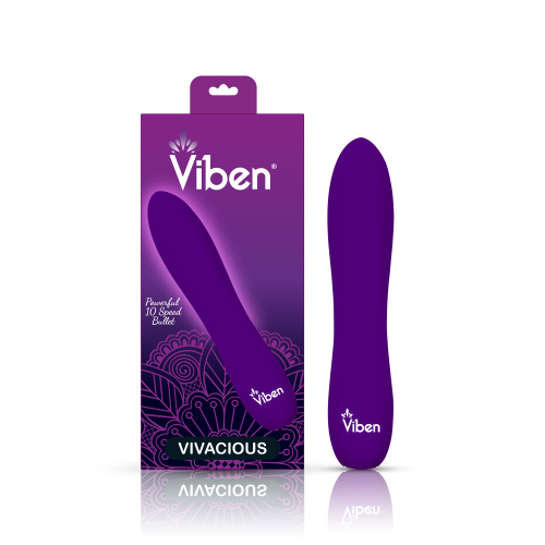 Vivacious - Violet - Intense 10-Function Bullet  4