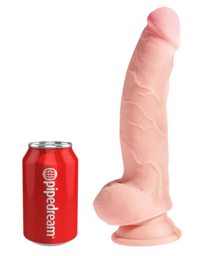 King Cock Plus Triple Density 8 Inch Cock With Balls - Flesh  5
