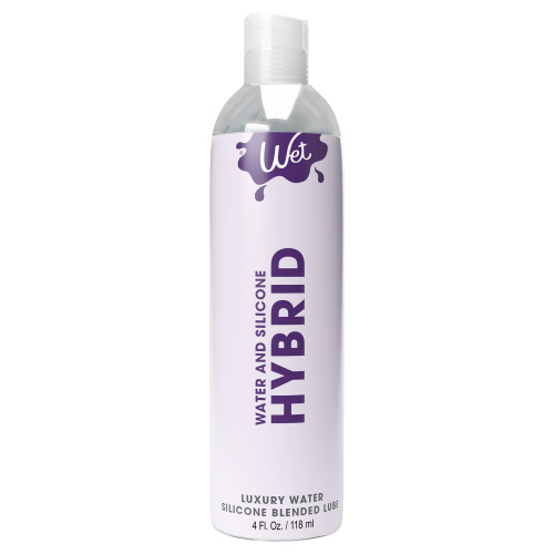Wet Hybrid Luxury Water/silicone Blend Based  Lubricant 4 Oz  2