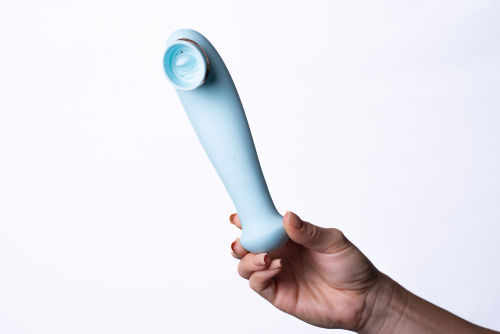 Destiny 15-Function Rechargeable Vibrating - Suction Wand - Blue  5