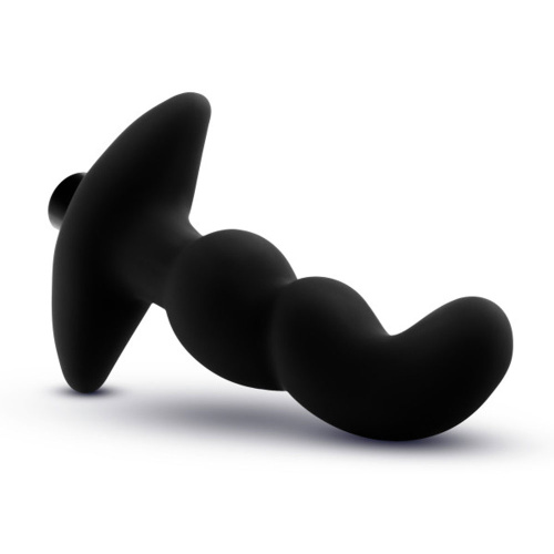 Anal Adventures- Platinum - Silicone Vibrating  Prostate Massager 03- Black  4