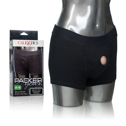 Packer Gear Black Boxer Brief Harness 2xl/3xl  5