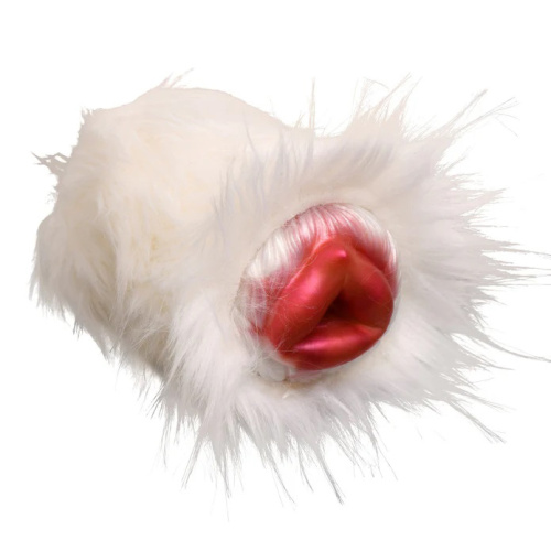 Snow She-Wolf Silicone Stroker - White  2