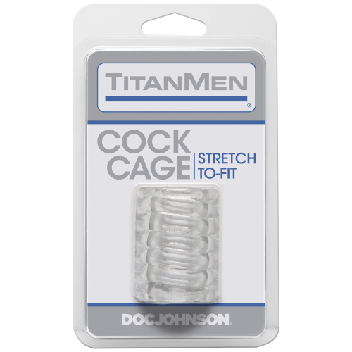 Titanmen Cock Cage - Clear  2