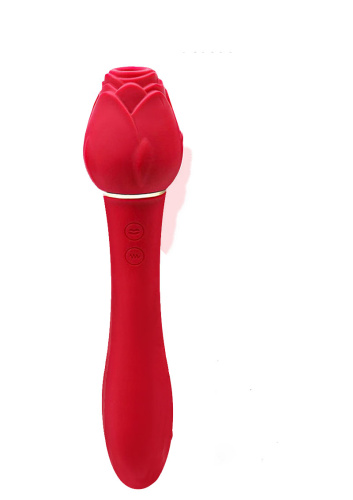 Wild Rose Suction Vibrator - Red  2
