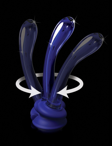 Icicles No. 89 - With Silicone Suction Cup -  Blue  2