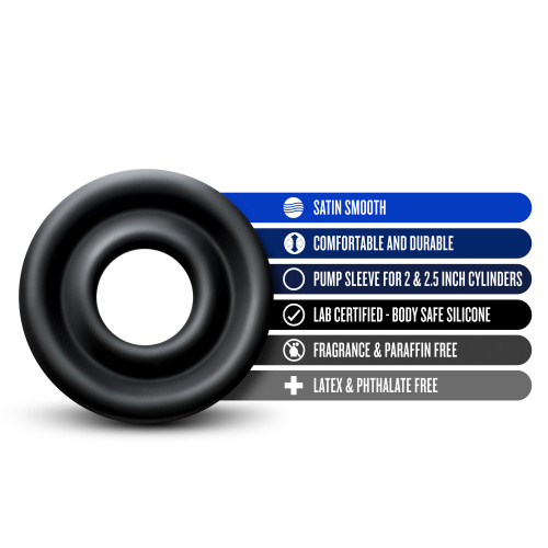 Performance - Silicone Pump Sleeve - Medium - Black  4