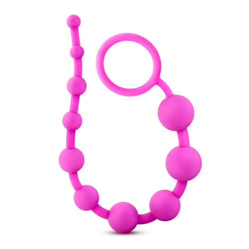 Luxe Silicone 10 Beads - Fuchsia  3