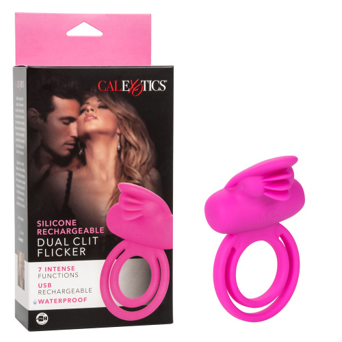 Silicone Rechargeable Dual Clit Flicker Enhancer  4