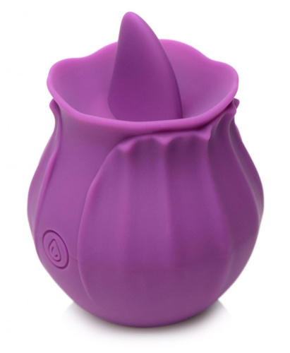Inmi - Bloomgasm Wild Violet Licking Silicone Stimulator - Violet  4