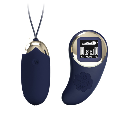Mina Vibrating Remote Control Egg - Blue  3