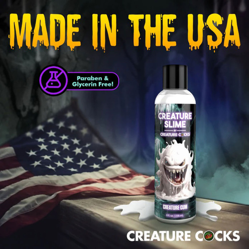 8oz Creature Slime Creature Cum Unscented Jizz - Lubricant - Clear  2