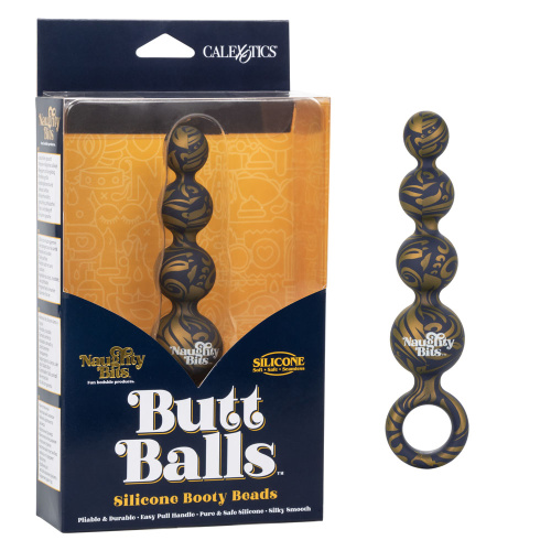 NAUGHTY BITS BUTT BALLS SILICONE BOOTY BEADS