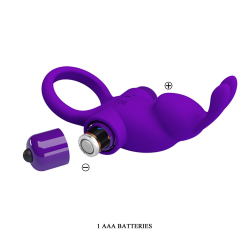 Pretty Love Vibrant Penis Ring I - Purple  5