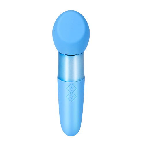 Rina Rechargeable Dual Motor Silicone 15- Function Vibrator - Blue  4