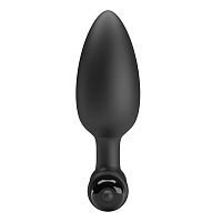 Pretty Love Vibra Butt Plug II - Black
