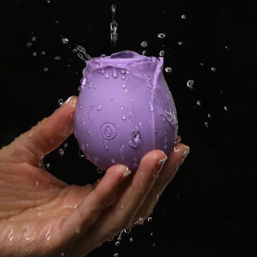 Bloomgasm Wild Rose 10x Suction Clit Stimulator -  Purple  5